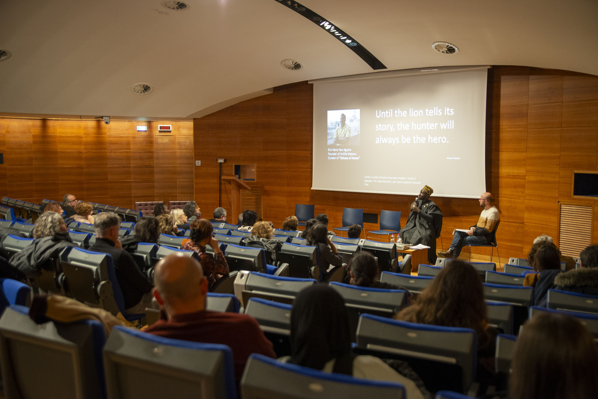 Exhibition, conference, and community engagement sessions